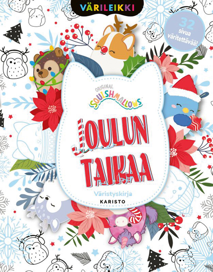 Squishmallows - Joulun taikaa Värityskirja